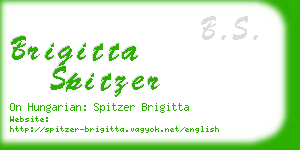 brigitta spitzer business card